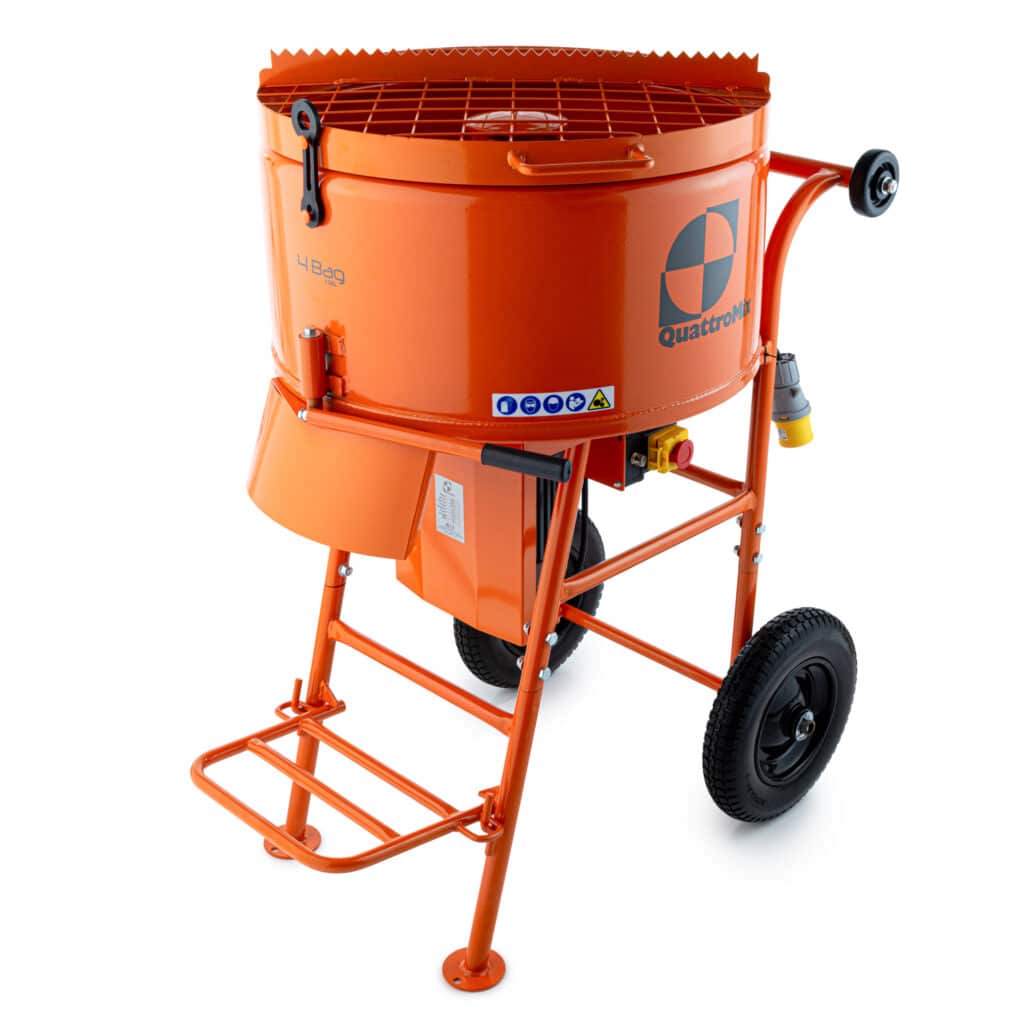 QuattroMix 4-Bag Forced Action Pan Mixer 110V