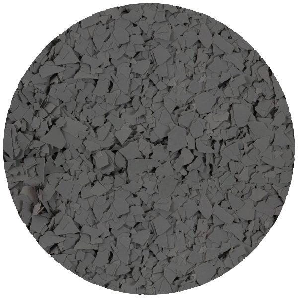 Solid Colour PVA Flakes - 1090 Grey Flake