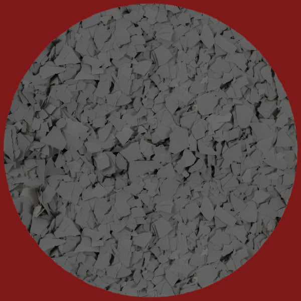 Solid Colour PVA Flakes - 1090 Grey Flake