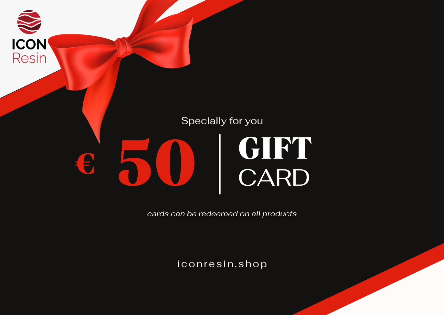 Icon Resin Gift Card