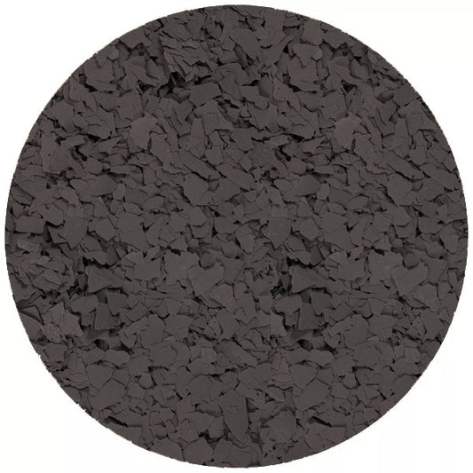 Solid Colour PVA Flake - 5114 Dark Grey Flake