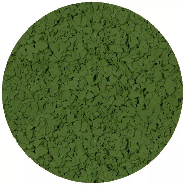 Solid Colour PVA Flake - 5910 Green Flake