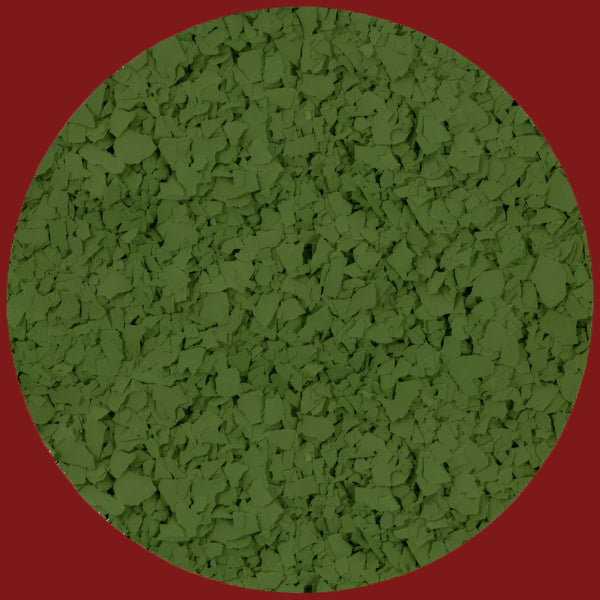 Solid Colour PVA Flake - 5910 Green Flake