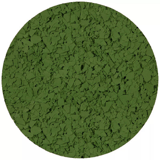 Solid Colour PVA Flake - 5910 Green Flake