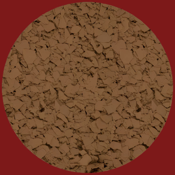 Solid Colour PVA Flakes - 6607 Light Brown Flake