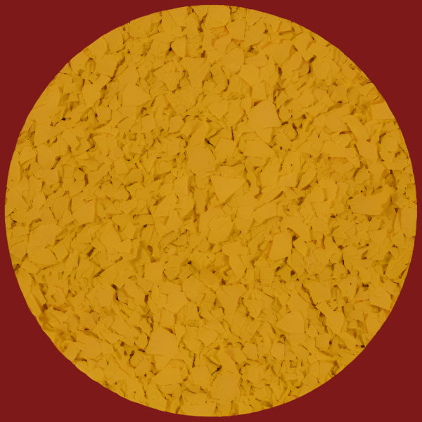 Solid Colour PVA Flakes - 6622 Yellow Flake