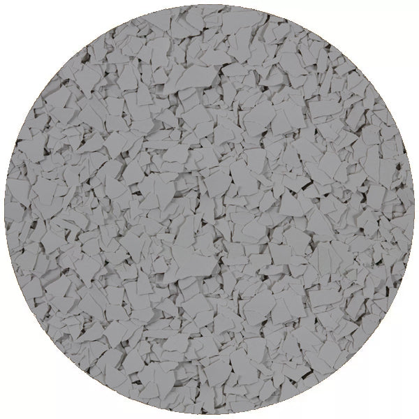 Solid Colour PVA Flake - 9958 Light Grey Flake