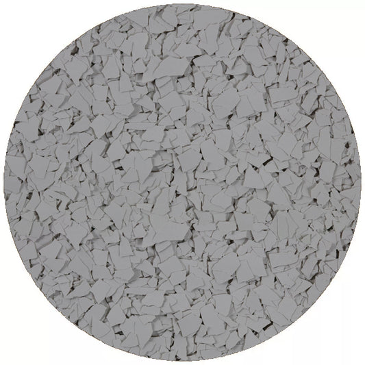 Solid Colour PVA Flake - 9958 Light Grey Flake