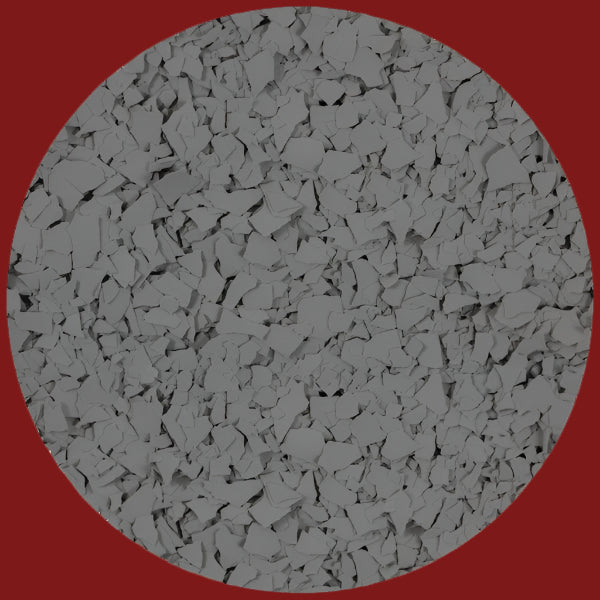 Solid Colour Flakes - 9961 Mid Grey Flake