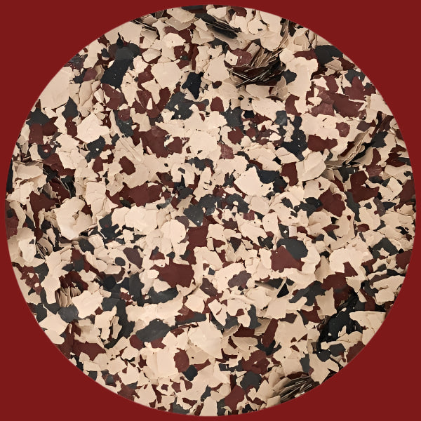 PVA Flakes - Beige Red Blend