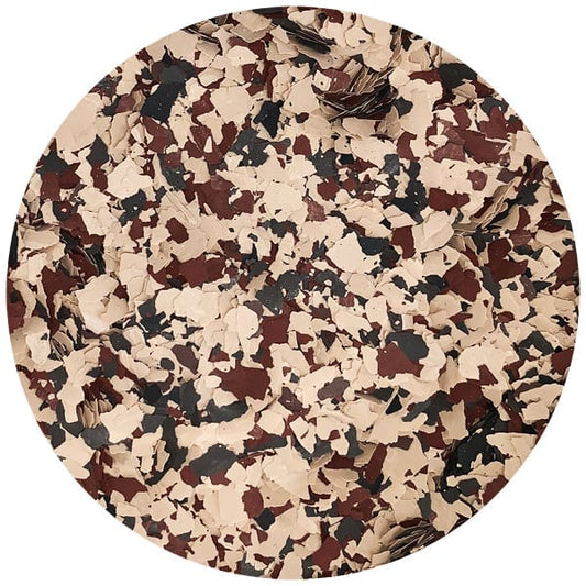 PVA Flakes - Beige Red Blend