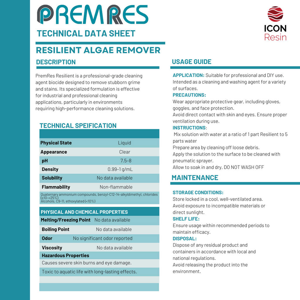 PremRes Resilient Algae Remover