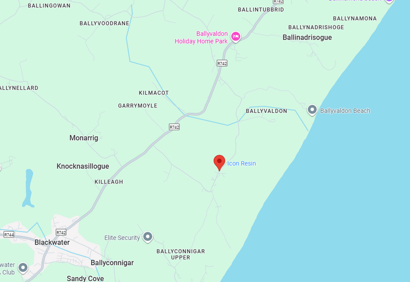 Map showing Find us Here!